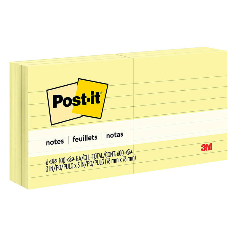 Post-It Notes foret 76x76mm (6pk)