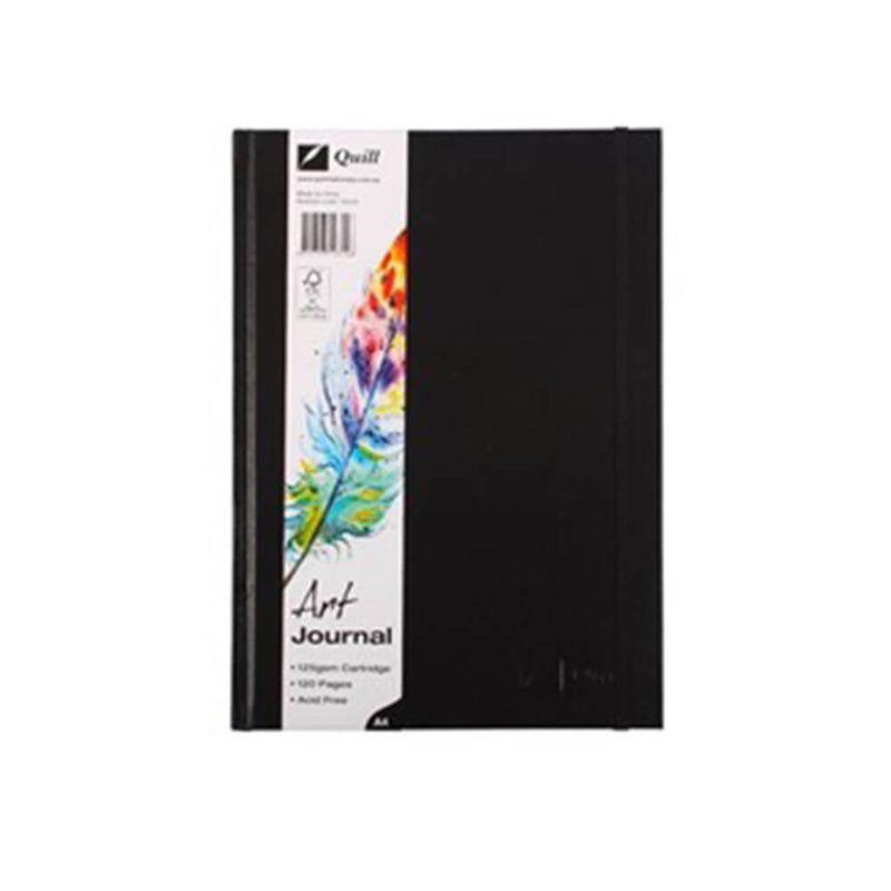 Quill Hard Cover Elastic Closure Art Journal 60 Blader