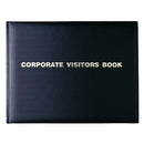 Debden Corporate Visitors Book 300x200mm Black (192 pages)