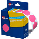 Avery selvklebende prikketiketter 24mm (500 pcs)