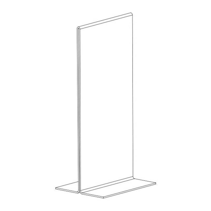 Deflecto Portrait Double -Sided Stand Up Sign Holder