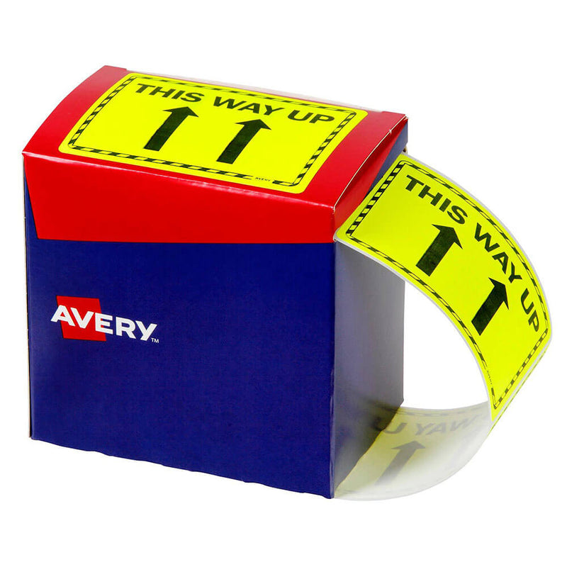 Avery Labels 750pcs 75x99,6mm (gul)