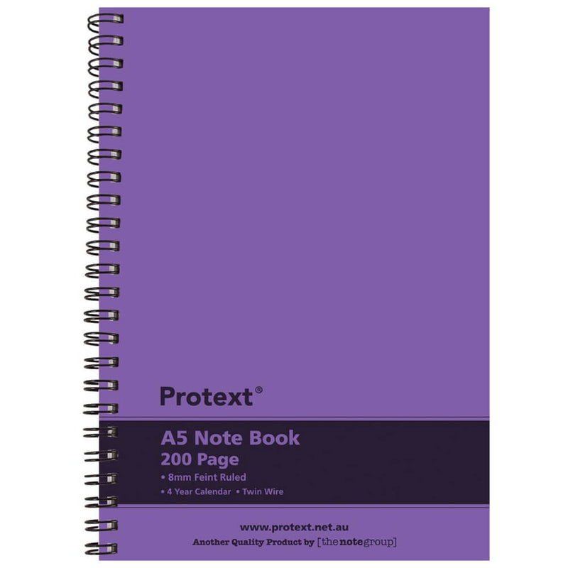 Protext Twin Wire Notebook 200 sider (A5)
