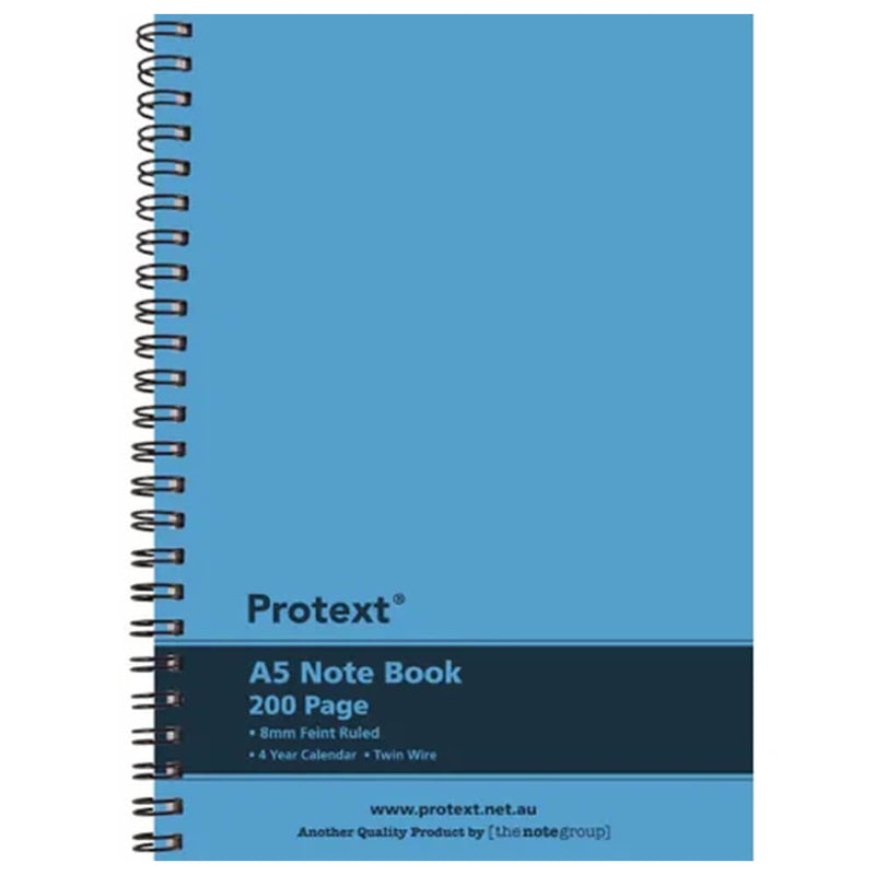Protext Twin Wire Notebook 200 sider (A5)