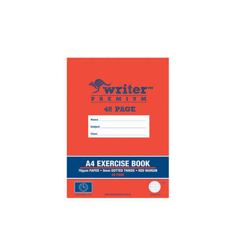 Writer Premium Exercise Book 48 Dotted Pages (A4)