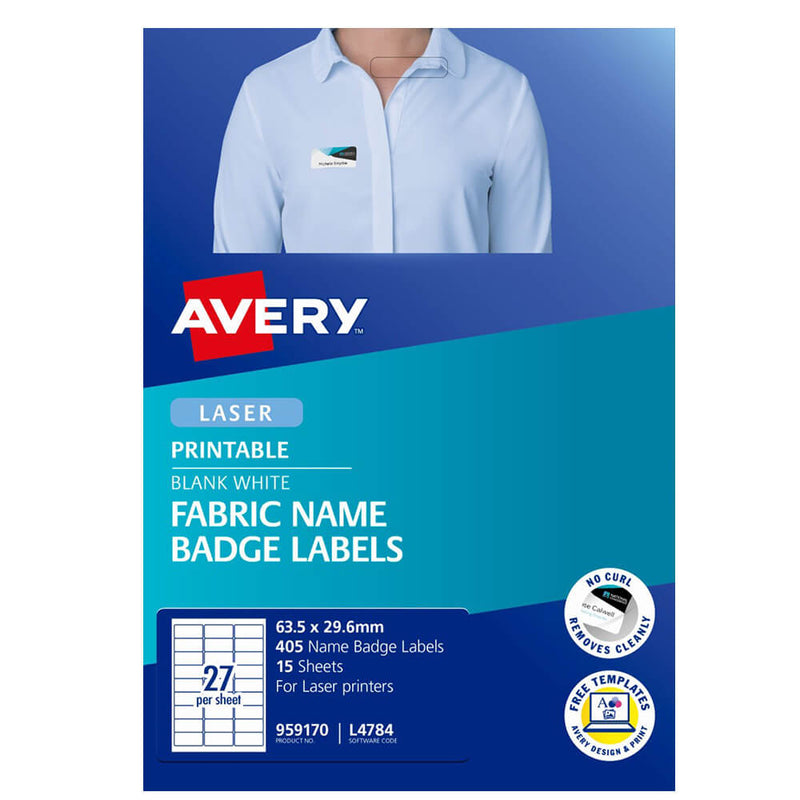 Avery Silk Name Badge Label