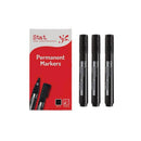 Stat 2.0mm Bullet NIB Permanent Marker 12stk