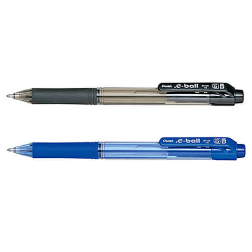 Pentel E-Ball Retractable Ballpoint Pen (Box of 12)