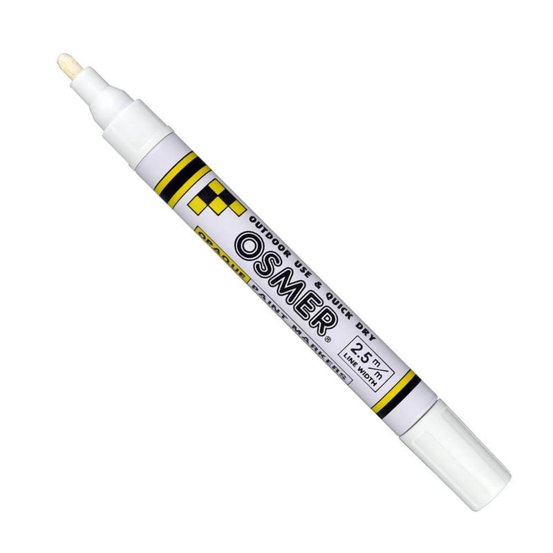 Osmer Paint Marker 12 stk (hvit)