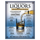 National Liquors Tin Sign
