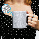 Gift Republic Itty Bitty Titty Micro Pattern Ceramic Mug