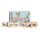 Miljøvennlige dekaler tre dominoer