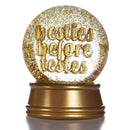 Skinnende snøball glitter ball